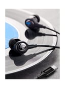 سماعات سلك بمنفذ تايب سي عازلة للضوضاء أسود يوجرين Ugreen Black Noise Isolation USB-C  In-ear Headphone