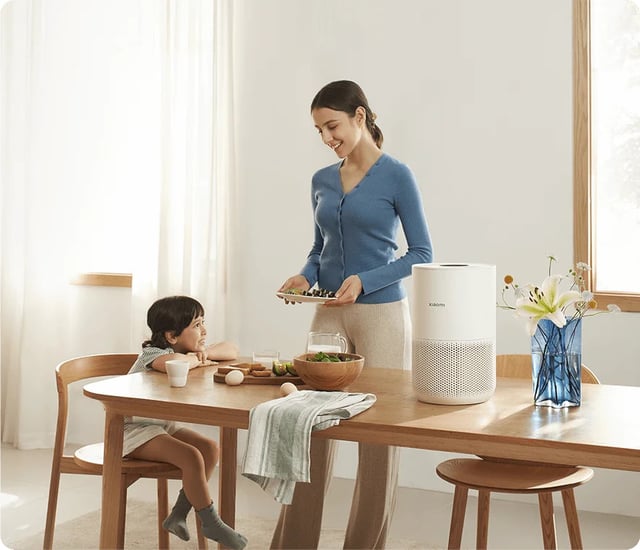 منقي الهواء الذكي 4 بميزة التحكم عن بعد شاومي Xiaomi Compact 4 Smart Air Purifier