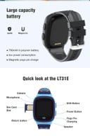 ساعة مراقبة الأطفال مع شريحة و GPS Smart Watch LT31 Children's Watch Positioning GPS
