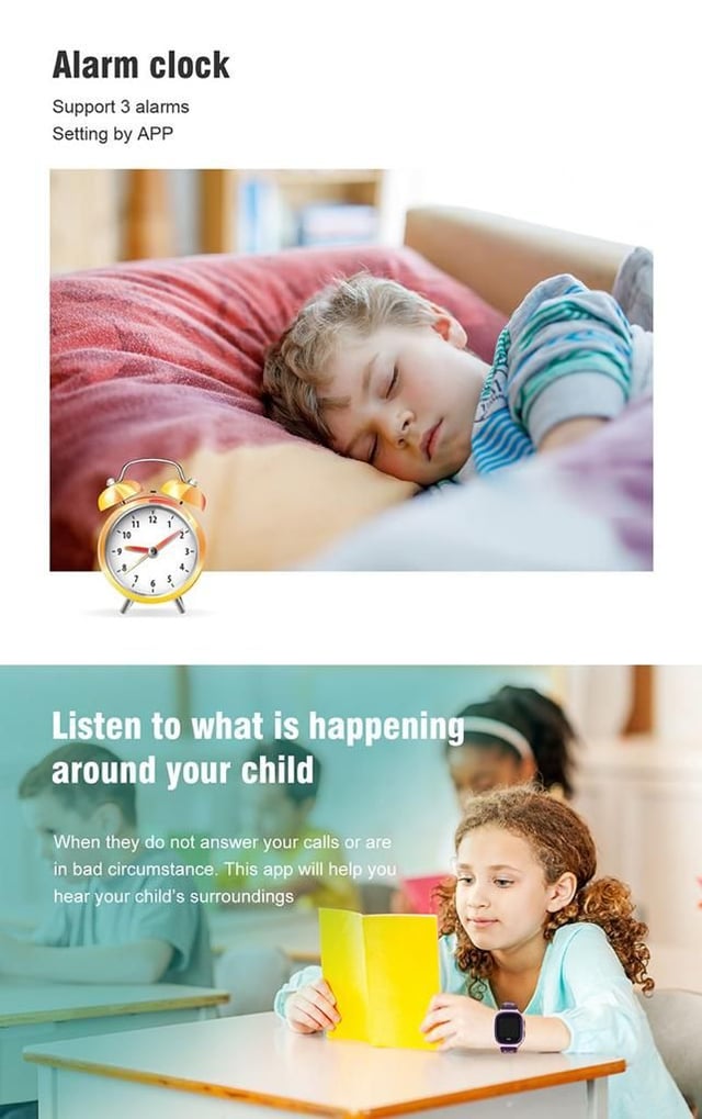 ساعة مراقبة الأطفال مع شريحة و GPS Smart Watch LT31 Children's Watch Positioning GPS