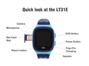 ساعة مراقبة الأطفال مع شريحة و GPS Smart Watch LT31 Children's Watch Positioning GPS
