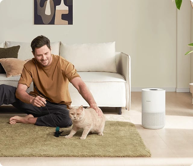 منقي الهواء الذكي 4 بميزة التحكم عن بعد شاومي Xiaomi Compact 4 Smart Air Purifier