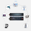 انفرتر 4500 واط محول كهرباء للسيارة مع شاشة كروني Crony Inverter with Display Screen Car Converter Adapter with 4 USB