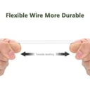 كيبل شحن من USB الى Type C  - أبيض CRONY Quick Charge & Data U-C Cable