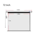شاشة بروجكتر 72 بوصة كروني CRONY Anti-Light Projection Screen Projector