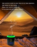 مبخرة كهربائية صغيرة قابلة للشحن كروني CRONY 004 Round Bukhoor electric bakhoor Luxury Incense Burner