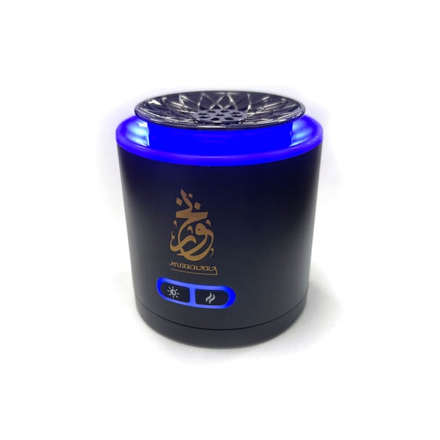 مبخرة كهربائية صغيرة قابلة للشحن كروني CRONY 004 Round Bukhoor electric bakhoor Luxury Incense Burner