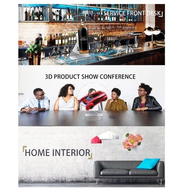 مروحة 3d بتقنية الهولوجرام 30سم كروني CRONY AD30 3D Hologram Fan