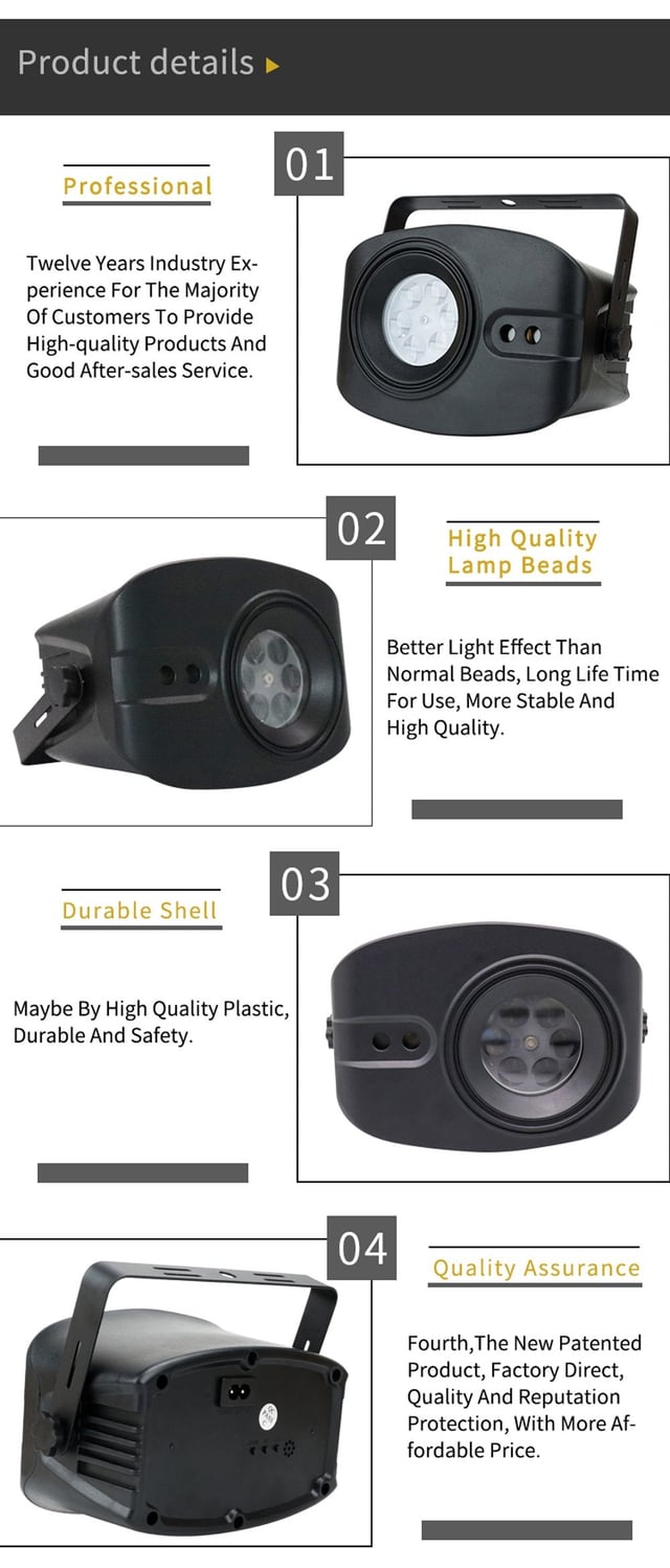 ليزر حفلات 13 واط كروني Crony Big Pattern Laser light RGB Projector