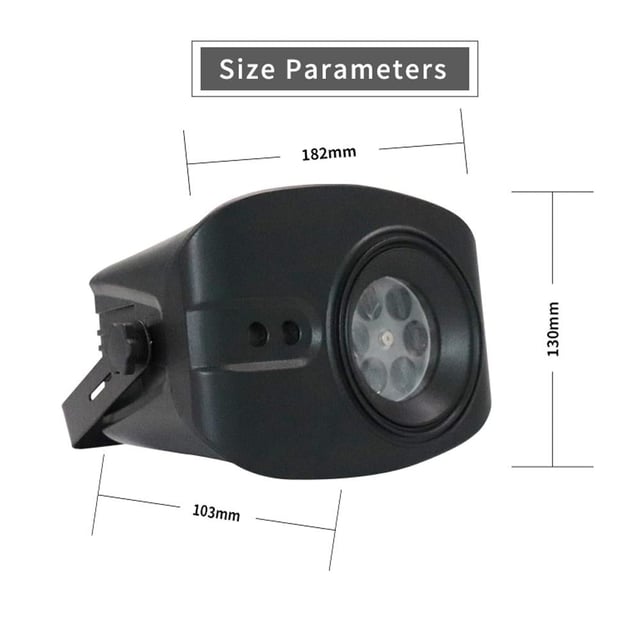 ليزر حفلات 13 واط كروني Crony Big Pattern Laser light RGB Projector