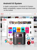 بروجكتر محمول للمعلمين بنظام أندرويد CRONY K5 upright Projector 800 ANSI