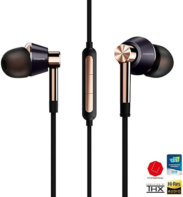سماعة أذن سلكية 1MORE Noise Cancelling Triple Driver In-Ear Headphones E1001