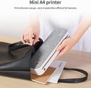 طابعة محمولة حرارية بالبلوتوث مع تطبيق ذكي PeriPage A40 Portable Thermal Printer