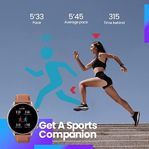 ساعة ذكية أميزفيت جي تي ار 3 برو Amazfit GTR 3 Pro مقاس 1.45 بوصة