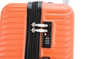 Para John Parajohn Pjtr3174 3  (20",24",28") 4 Wheels Pcs Trolley Luggage Set, Orange