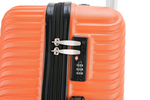 Para John Parajohn Pjtr3174 3  (20",24",28") 4 Wheels Pcs Trolley Luggage Set, Orange