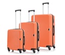 Para John Parajohn Pjtr3174 3  (20",24",28") 4 Wheels Pcs Trolley Luggage Set, Orange