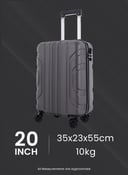 شنطة سفر صغيرة 20 انش صلبة بارا جوهن رصاصي PARA JOHN Travel Luggage Suitcase