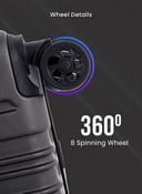 شنطة سفر صغيرة 20 انش صلبة بارا جوهن رصاصي PARA JOHN Travel Luggage Suitcase