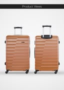 Para John Lightweight 2-Pieces Abs Hard Side Travel Luggage Trolley Bag Set With Lock For Men / Women / Unisex Hard Shell Strong