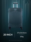 Para John Lightweight 2-Pieces Abs Hard Side Travel Luggage Trolley Bag Set With Lock For Men / Women / Unisex Hard Shell Strong