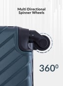 Para John Lightweight 2-Pieces Abs Hard Side Travel Luggage Trolley Bag Set With Lock For Men / Women / Unisex Hard Shell Strong