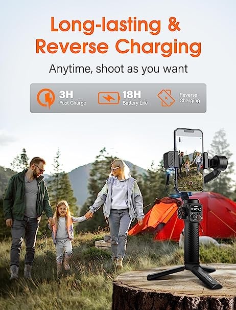 حامل جوال للتصوير هوهم اي ستيدي ام 6 مع ترايبود Hohem iSteady M6 Kit Gimbal Stabilizer For Smartphone