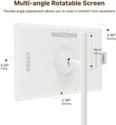 Taktik 32Inch Portable Smart Screen 1080p Rotatable Monitor with Incell Touch Screen