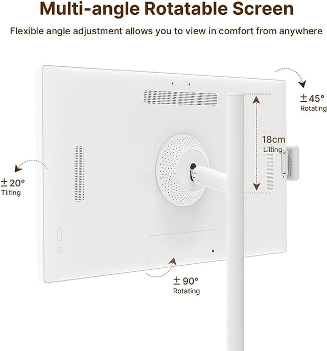 Taktik 32Inch Portable Smart Screen 1080p Rotatable Monitor with Incell Touch Screen