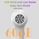 مجفف شعر صغير لاسلكي للأطفال Cordless Kids Mini Small Hair Blow Dryer for Baby Skin