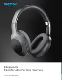 سماعات راس لاسلكية سبارك ماكس من موماكس لون وردي Momax spark max wireless over ear headphones