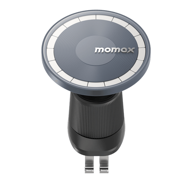 ستاند جوال للسيارة مغناطيسي من موماكس لون رمادي Momax move easy magnetic car mount