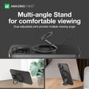 At titan magnetic phone ring with stand black