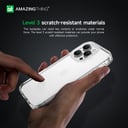 At iphone 14 pro 6.1'' explorer pro drop proof case clear