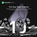 كفر جوال ايفون 14 برو 6.1 بوصة تيتان برو ماغ سيف مضاد للصدمات لون بنفسجي من أميزنغ ثينغ At iphone 14 pro titan pro magsafe drop proof case