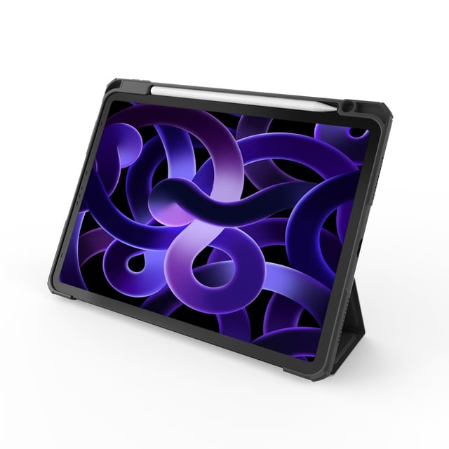 كفر ايباد اير 5 تيتان برو 2022 فوليو لون رمادي من أميزنغ ثينغ At titan pro folio case for ipad air 5