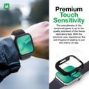 كفر ساعة ابل 41 مم مضاد للصدمات مع غطاء زجاجي مارسيكس سيريس 8 من أميزنغ ثينغ لون أسود At apple watch series 8 marsix