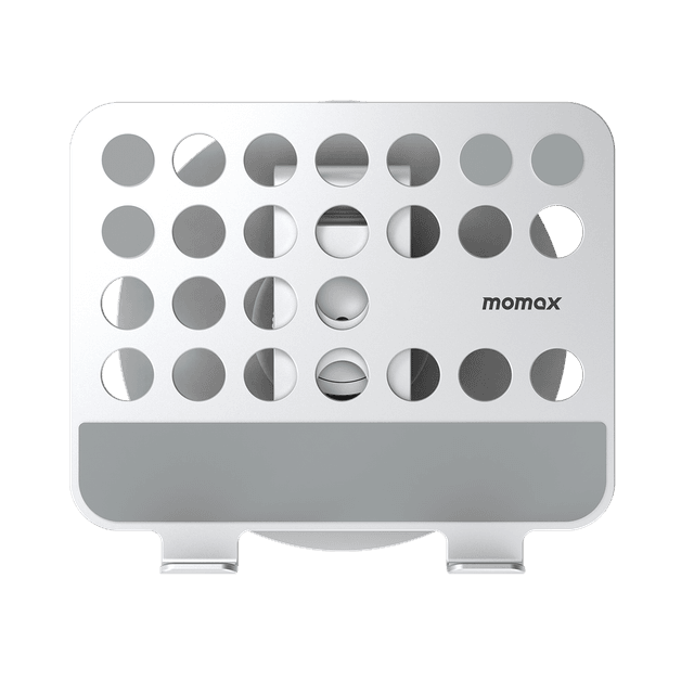 ستاند تابلت ميلا قابل للطي والتدوير من موماكس لون فضي Momax fold stand mila rotatable tablet stand