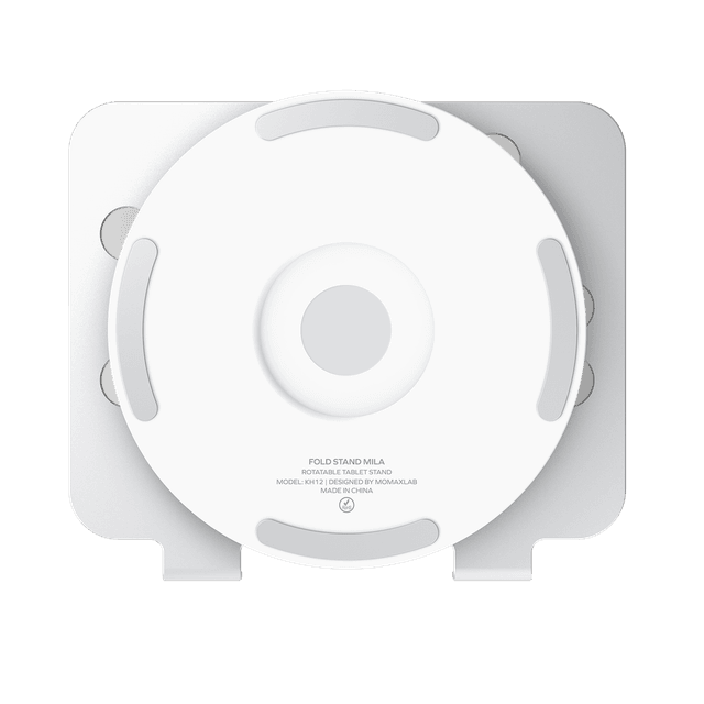 ستاند تابلت ميلا قابل للطي والتدوير من موماكس لون فضي Momax fold stand mila rotatable tablet stand