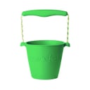 سطل 1.5 لتر أخضر سكرانش Scrunch Bucket Green Gecko