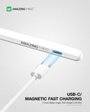 At stylus pen pro 2 with magnetic charging for ipad mini/pro/air white