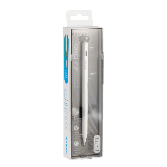Momax onelink active stylus pen for apple ipad 2021 white