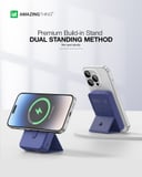 At thunder pro mag pd 10000mah power bank with holder purple