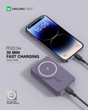 At thunder pro mag pd 10000mah power bank with holder black