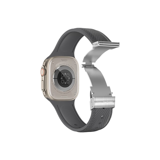 سوار ساعة ابل 41 و40 و38 مم تيتان سويفت باند من أميزنغ ثينغ لون أسود At titan swift band for apple