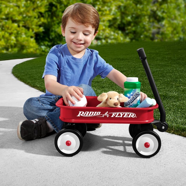 لعبة عربة الجر والسحب أحمر راديو فلاير Radio Flyer Little Red Toy Wagon