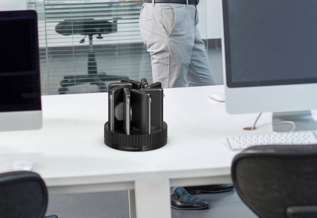 Powerology 8in1 Station 10000mAh PD 120W QC Wireless Power Bank - Black