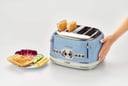 حماصة توست اربع شرائح 1600 واط ازرق فاتح اريتي Ariete Vintage 4-Slice Toaster
