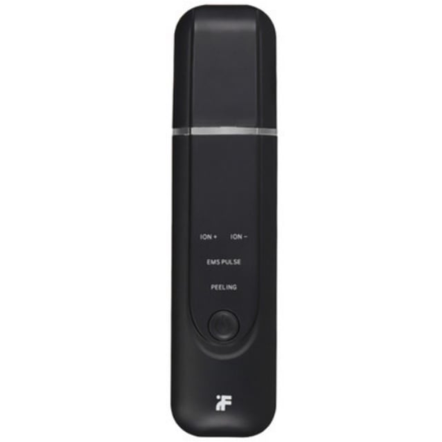 جهاز تنظيف البشرة بالموجات فوق الصوتية الايونية ومزيل الرؤوس السوداء من انفايس لون أسود InFace Ultrasonic Ionic Cleaner Blackhead Remover