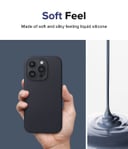 Ringke Silicone Magnetic Compatible with iPhone 15 Pro Max Case Cover Powerful Magnet Long Lasting Silky Feel Anti-Fingerprint iPhone 15 Pro Max Back Cover - Stone